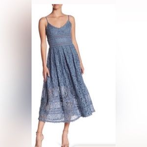 NSR Lace Dress - Blue , Size XL